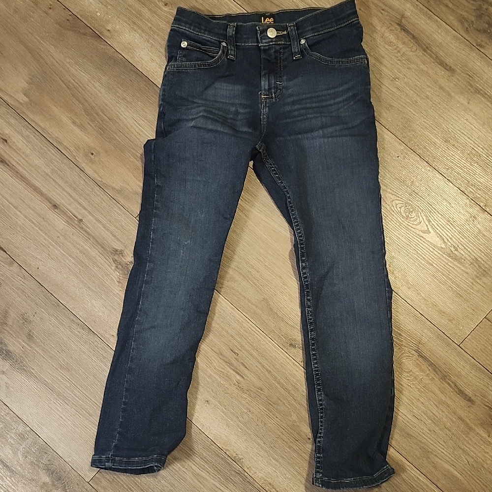 Lee Boys Classic Indigo Straight Leg Jeans Sz10